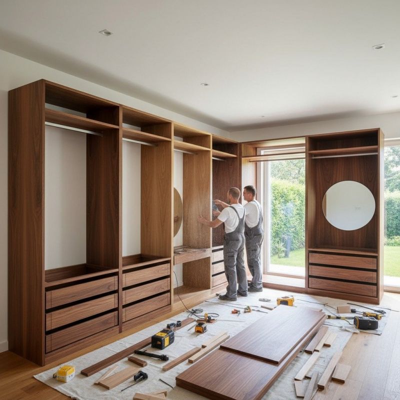 Mudroom Shelving Installation in Greensboro, NC